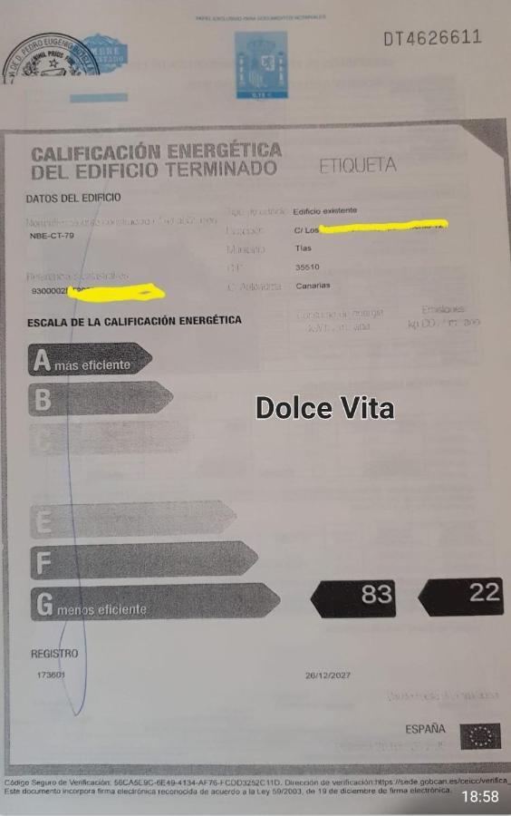 Vivienda Vacacional La Dolce Vita Tias Bagian luar foto
